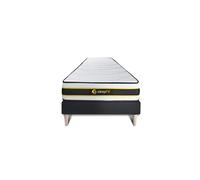 Ensemble 90x190 matelas FLEXY + sommier kit noir