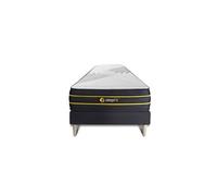 Ensemble 90x190 matelas ULTRA + sommier kit noir