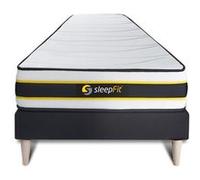 Ensemble 90x200 matelas FLEXY + sommier kit noir