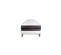 Ensemble 90x200 matelas REGEN à mémoire de forme + sommier kit blanc