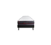 Ensemble 90x200 Matelas Regen A Memoire De Forme + Sommier Kit Noir