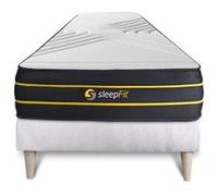 Ensemble 90x200 matelas ULTRA + sommier kit blanc
