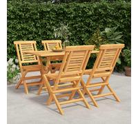 Ensemble à Dîner de Jardin Mobilier Salle à Manger Bois de Teck Solide vidaXL