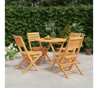 Ensemble à Dîner de Jardin Salle à Manger 5 pcs Bois de Teck Massif vidaXL