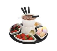 Ensemble à fondue en céramique 300 ml avec plateau