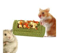 Ensemble à mâcher pour chinchilla - Petit bol pour animal de compagnie, jouet à mâcher en bois naturel, accessoire de cage à lapin, porte-friandises, kit de jeu interactif, cadeau d'enrichissement |