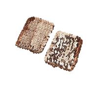 Ensemble à manches à faux poignets, Fausses manchettes unisexes, poignets, manches de bras, paillettes multicolores 7x10 cm, 1 paire d'accessoires costume(Color 7)