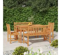 5-delige Tuinset massief teakhout3157152