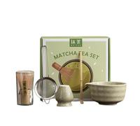Ensemble à matcha de style japonais - Bol en céramique - Cuillère à thé Baibenli Song Dynasty - Outil de commande en bambou - Kit de fabrication de fouet parfait pour les cérémonies traditionnelles