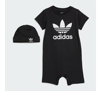 Ensemble à offrir grenouillère et bonnet Black 6-9M