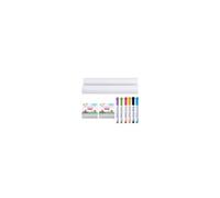 Ensemble Accessoires Chevalet Table Craies Marqueurs Rouleaux Papier 32PCS