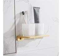 Ensemble accessoires de salle de bain en or brossé moderne, y compris le porte-porte-serviette de serviette de serviette porte-serviette en papier porte-brossage de toilettes et porte-brossage à