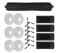 Ensemble Accessoires pour deebot X2 pour omni - Kit Entretien Complet Brosse V Filtres Brosses Latérales - Remplacement Aspirateur Robot pour ecovacs - pour idéal Cheveux pour poussière Coins - 17