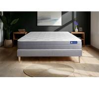 Ensemble Actilatex dream 150x190cm + sommier KIT Gris - 22cm - Latex et mmoire de forme - Enveloppant - Sommier kit Gris