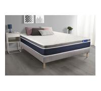 Ensemble ACTIMEMO CONFORT Matelas mémoire de forme 160x200 cm Maxi épaisseur 7zones de confort + sommier KIT gris