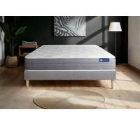 Ensemble Actimemo dream 150x200cm + sommier KIT Gris - 22cm - Mmoire de forme - Equilibr - Sommier kit Gris