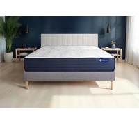 Ensemble Actimemo life 120x195cm + sommier KIT Gris - 22cm - Mmoire de forme - Tonique - Sommier kit Gris