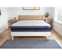 Ensemble ACTIMEMO MORPHO 140x200cm sommier kit blanc - 24cm - Mmoire de forme - Moelleux - Sommier kit Blanc