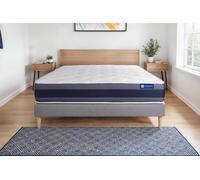 Ensemble matelas Memoire de forme ACTIMEMO MORPHO 160x200 Maxi epaisseur 5zones de confort + sommier KIT gris