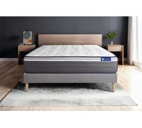 Ensemble Actimemo plus 135x190cm + sommier KIT Gris - 26cm - Mmoire de forme - Tonique - Sommier kit Gris