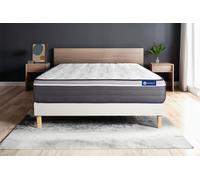 Ensemble Actimemo plus 150x195cm + sommier KIT blanc - 26cm - Mmoire de forme - Tonique - Sommier kit Blanc