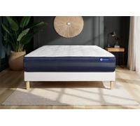 Ensemble Actimemo tech 150x200cm + sommier KIT blanc - 24cm - Mmoire de forme - Tonique - Sommier kit Blanc