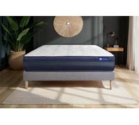 Ensemble Actimemo tech 160x220cm + sommier KIT Gris - 24cm - Mmoire de forme - Tonique - Sommier kit Gris