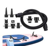 Ensemble Adaptateur Pompe Paddle Board | Buse De Gonflage Planche À Pagaie | Kit Tuyau Flexible Pompe À Air pour Bateau - Plage Lac Piscine Activités Plein Air Camping Kayak Canot Pneumatique Surf