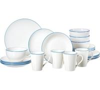 Ensemble Adela 20 pièces Bleu