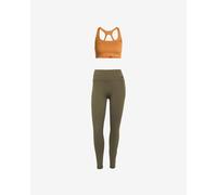 Ensemble adidas Optime orange vert kaki femme - XS