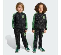 ADIDAS ORIGINALS Survêtement 'Adidas Originals x Minecraft' gris foncé / vert fluo / noir, Taille 110