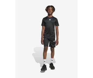 Ensemble adidas t-shirt et short Train Essentials 3 bandes noir pur blanc junior - 140