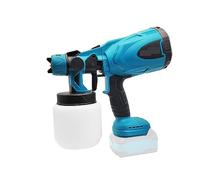 Ensemble aérographe électrique sans fil - Pistolet pulvérisateur portable pour meubles de voiture et revêtement en acier - Batterie 18 V - Parfait pour les projets de peinture et d'art