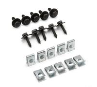 Ensemble Agrafe U-Type et Pour BMW pour garde-boue Métal 20pcs | Inclut 10 de châssis 10 clips Convient 1/3/5/6/7/8/X1/X3/X5/X6/Z1/Z3 pour mini Positions multiples Montage pour