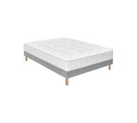 Ensemble Aline 598 Ressorts ensachés + Sommier Base Ferme 180x200 avec 2 sommiers