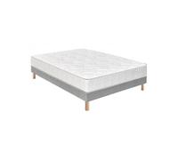 Ensemble Aline 598 Ressorts ensachés + Sommier Base Ferme 90x190