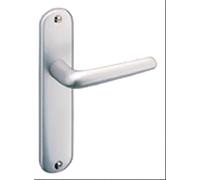 Ensemble aluminium anodisé argent Mondial Vachette - Clé I - Cylindre