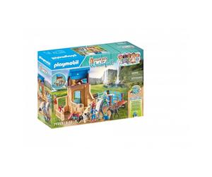 Ensemble Amelia et Whisper avec box pour chevaux et animaux