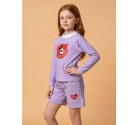 Ensemble anti-uv fille : mimie mauve lilas 4A