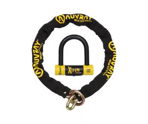 Ensemble antivol chaîne lasso Auvray Xtrem Medium Noir