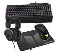Ensemble ASUS TUF : clavier RVB K1, souris M3 Gen II, casque H3, tapis de souris P1