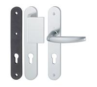 Ensemble Atlanta sur plaque clé i aileron HOPPE - tirage argent F1 - 504/3000/1530 - ser.38/47mm