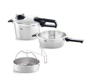 Ensemble autocuiseur Fissler Vitavit premium 4 pièces 2,5 et 4,5 l New Germany