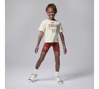 Ensemble avec cycliste Jordan Brooklyn Mini Me pour enfant Dune Red 5