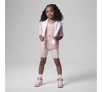 Ensemble avec cycliste Jordan Mini Me pour enfant Pink Glaze 4