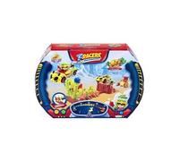 Ensemble avec figurine T-Racers voiture et rampe Eagle Jump G