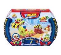 Ensemble avec figurine T-Racers voiture et rampe Eagle Jump G