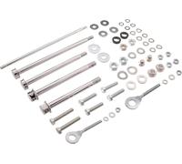 Ensemble : Axes + boulons de roulements de bras oscillant complet - pour Simson SR4-2 Star, SR4-3 Sperber, SR4-4 Habicht