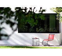 Ensemble B 9 Outdoor Tables d'appoint toutes saisons Thonet Blanc - Verre transparent - THONET B9 ALL WEISS RAUCH