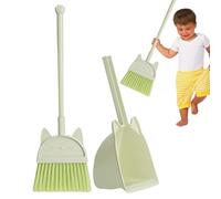 Ensemble balai et dustpan pour - Trompez jouer des outils de cuisine, mini kit de jouets de ménage | Jeu de rôle de simulation pour tout-petits, activité de nettoyage réaliste pour filles Aide